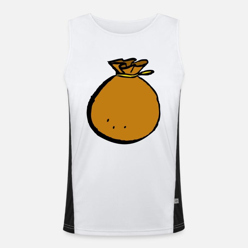 Bag Tasche Sack Beutel Geschenk Geld Idee Funktionelles Kontrast-Tank Top für Männer 