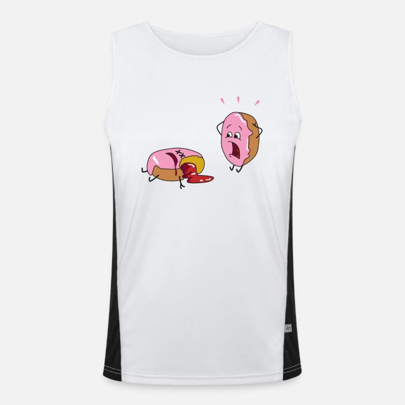 berliner mord Funktionelles Kontrast-Tank Top für Männer 