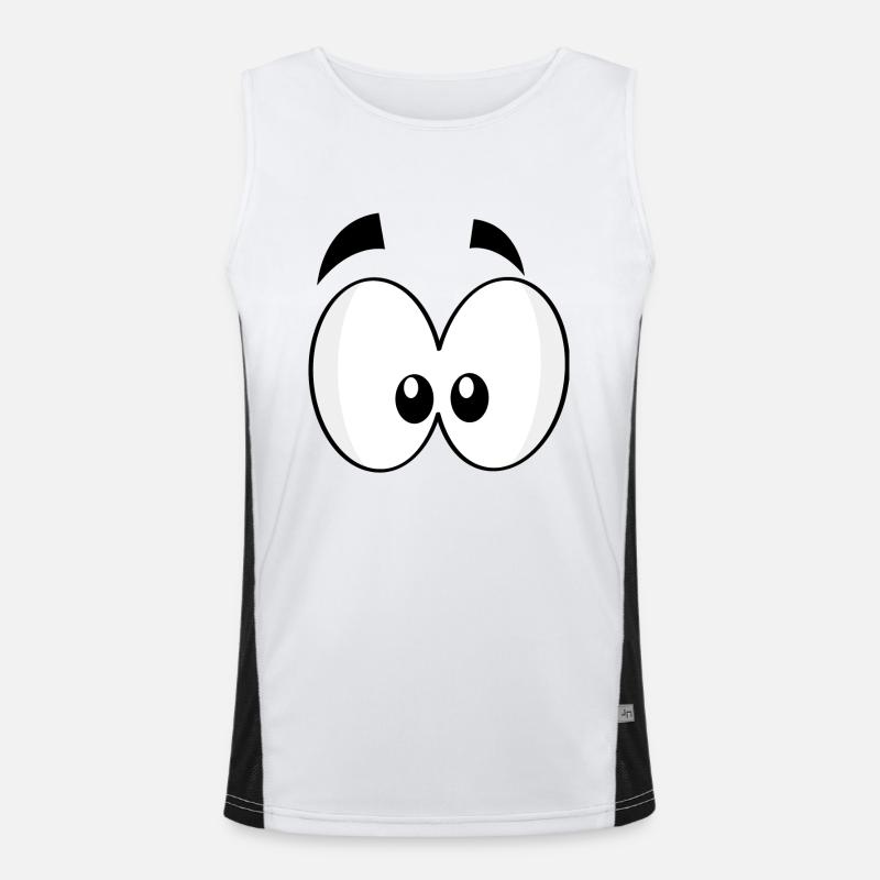 Augen Funktionelles Kontrast-Tank Top für Männer 