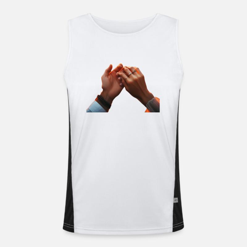 Main à main Débardeur respirant contrasté Homme 