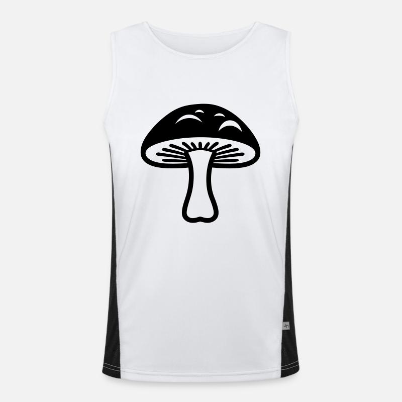 champignon Débardeur respirant contrasté Homme 