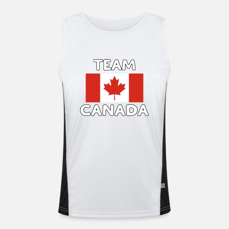 TEAM CANADA Débardeur respirant contrasté Homme 