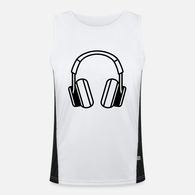 Gaming headset Men's Functional Contrast Tank Top 