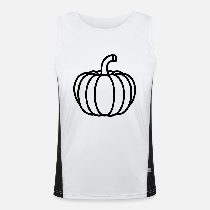 pumpkin Men's Functional Contrast Tank Top 