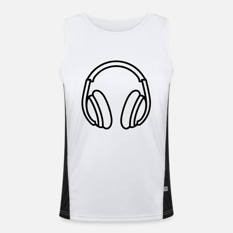 Gaming headset Men's Functional Contrast Tank Top 