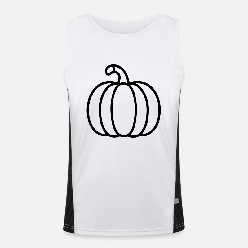 pumpkin Men's Functional Contrast Tank Top 