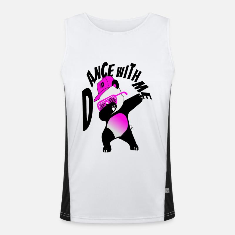 Danse du panda Débardeur respirant contrasté Homme 