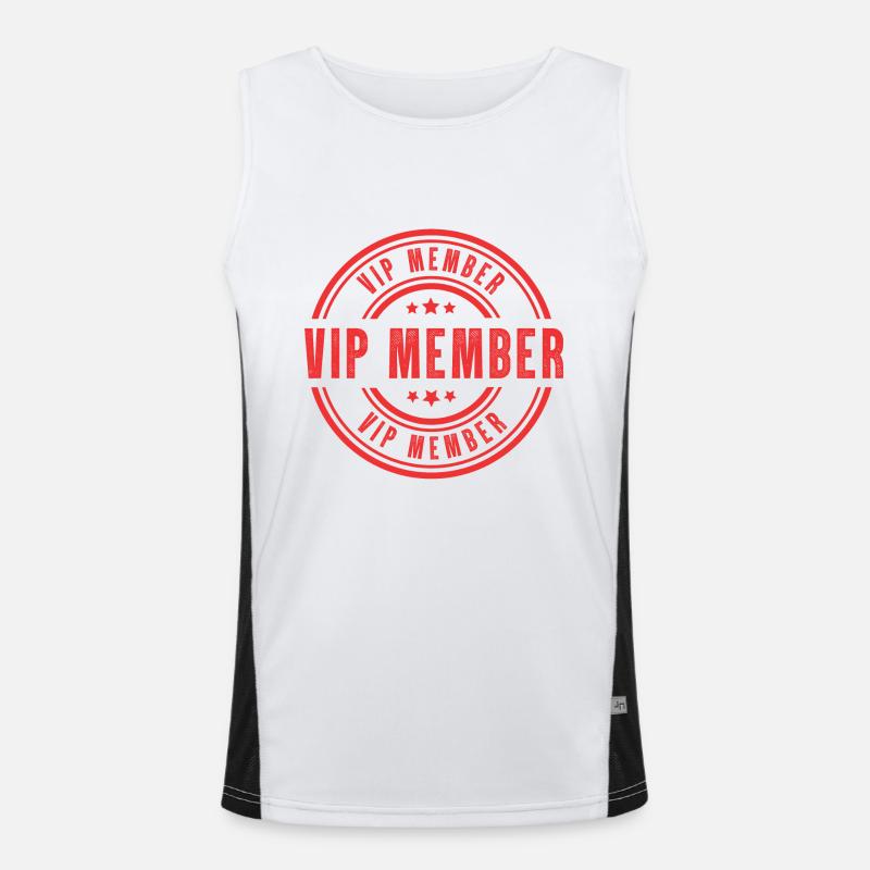 Membre VIP Débardeur respirant contrasté Homme 