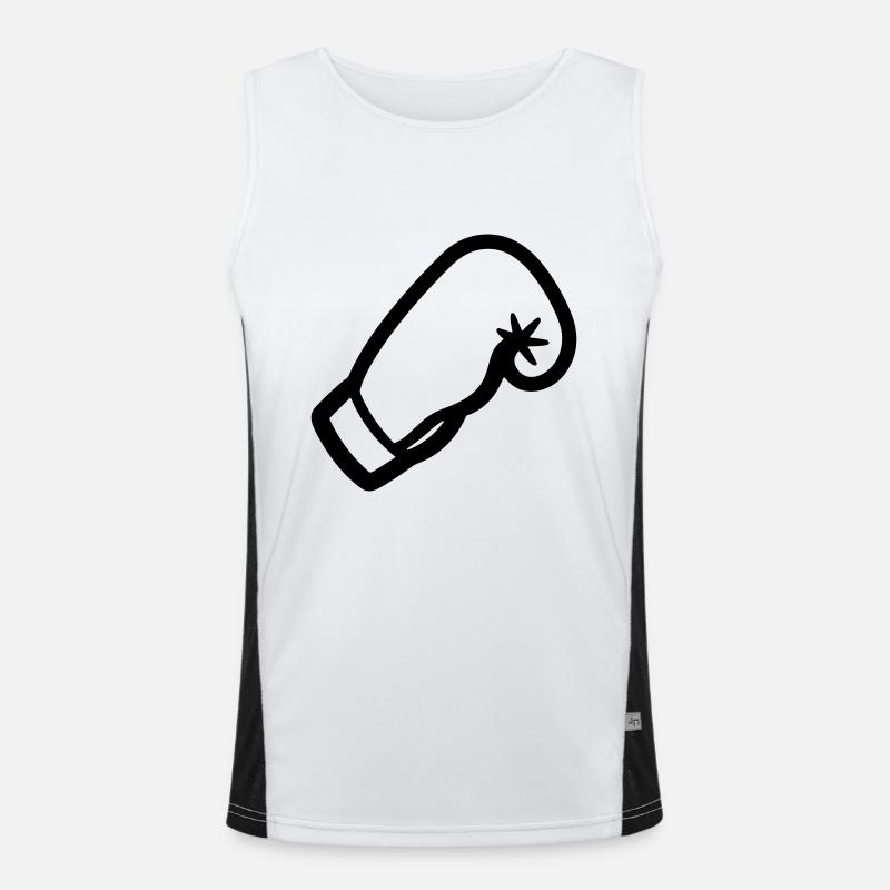 Boxhandschuh Funktionelles Kontrast-Tank Top für Männer 
