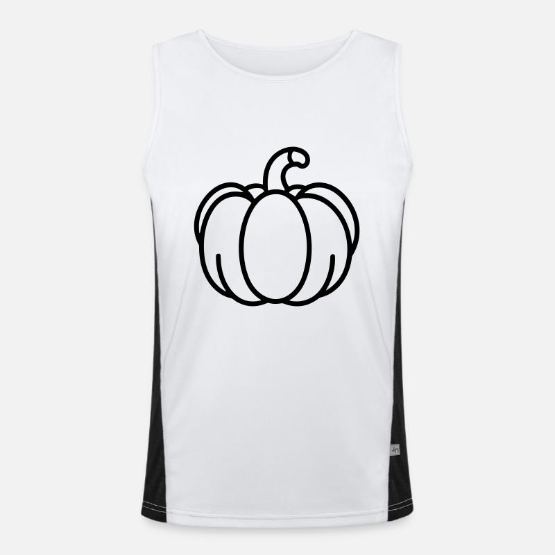 pumpkin Men's Functional Contrast Tank Top 