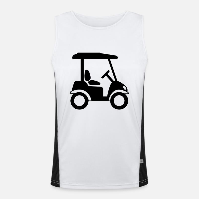 Golfwagen Funktionelles Kontrast-Tank Top für Männer 