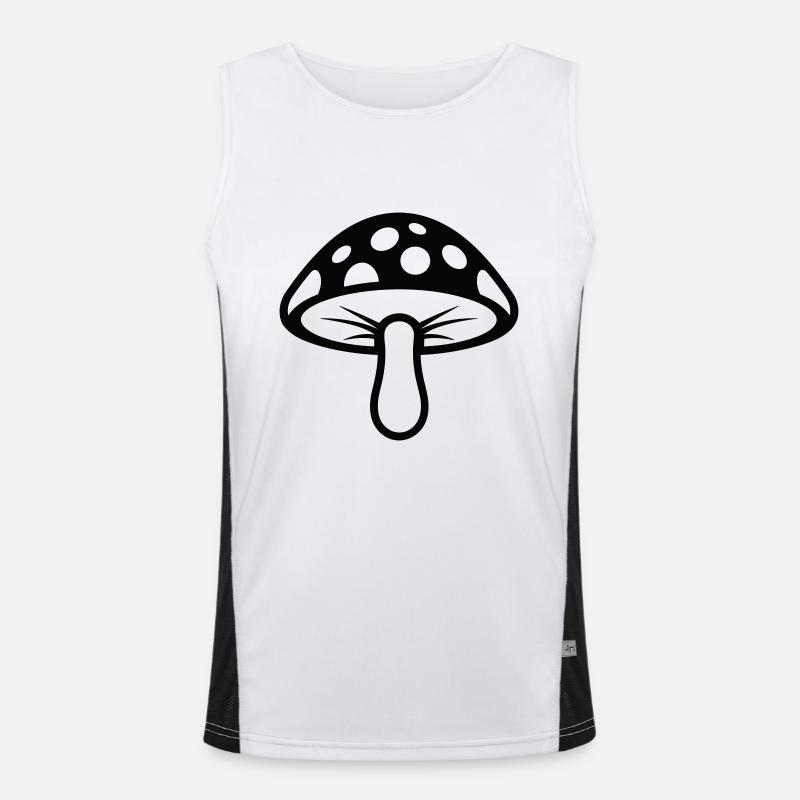 champignon Débardeur respirant contrasté Homme 