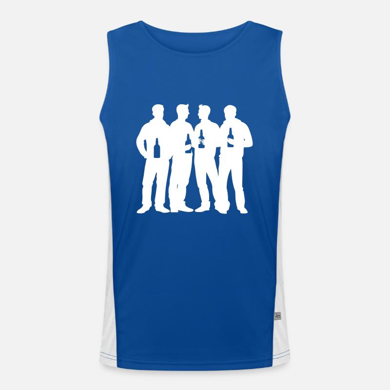 Bachelor Party Team Men's Functional Contrast Tank Top 