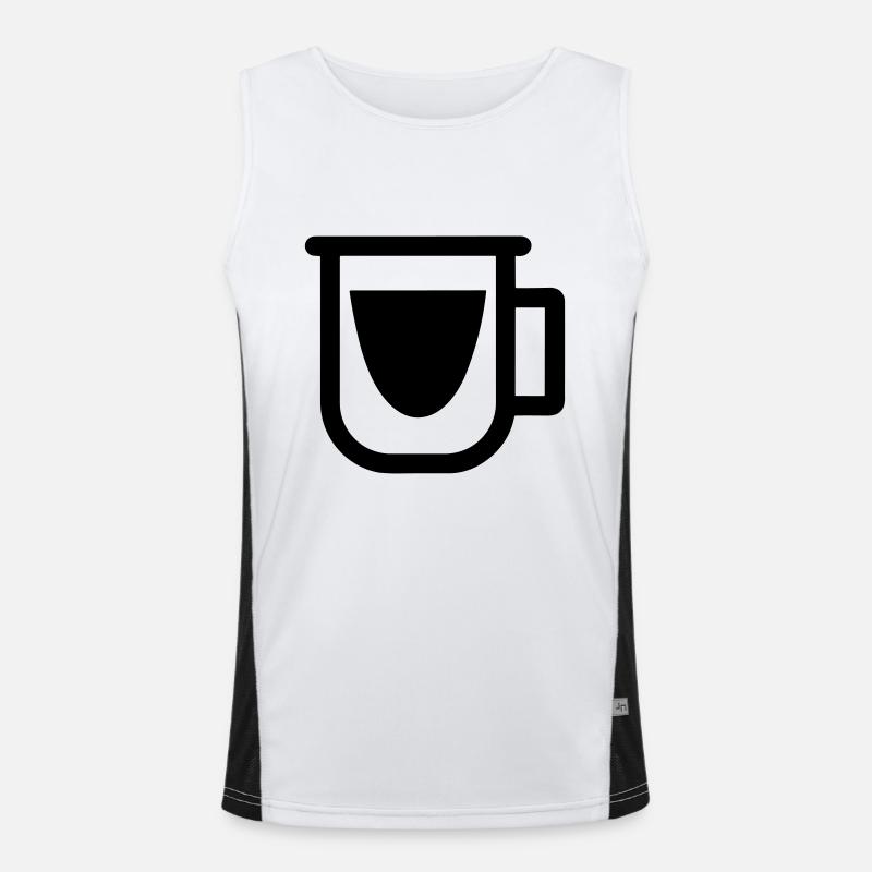tasse de café Débardeur respirant contrasté Homme 