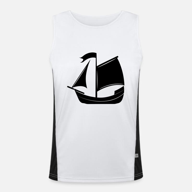 Bateau pirate Débardeur respirant contrasté Homme 
