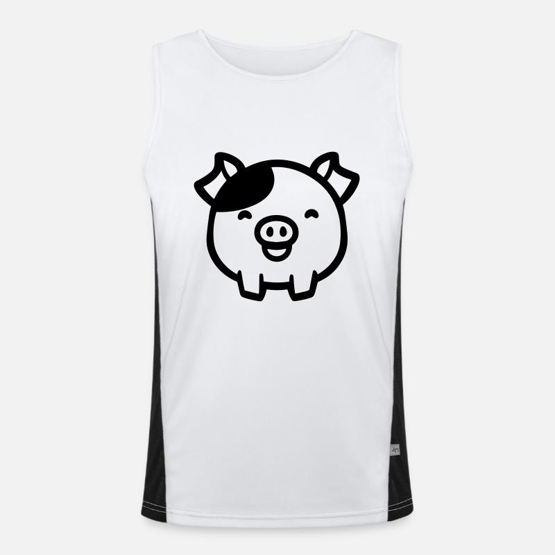 pig Men's Functional Contrast Tank Top 