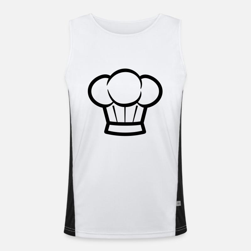 Toque Chef de cuisine Débardeur respirant contrasté Homme 