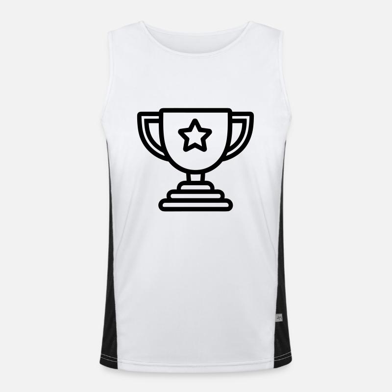 Trophäe Funktionelles Kontrast-Tank Top für Männer 