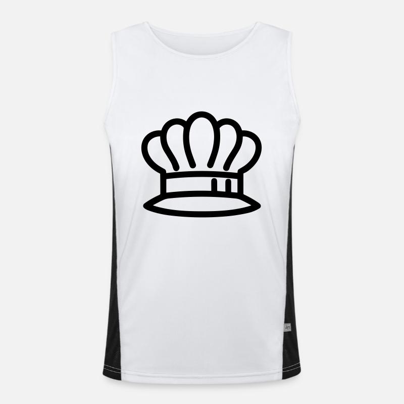 Küchenchef Funktionelles Kontrast-Tank Top für Männer 