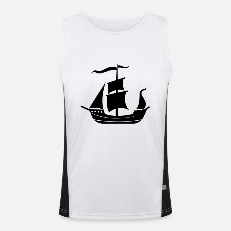 Bateau pirate Débardeur respirant contrasté Homme 