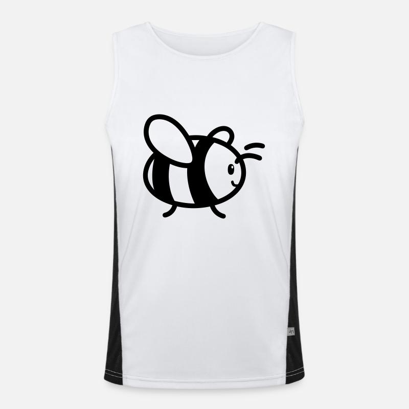 Bee Men's Functional Contrast Tank Top 