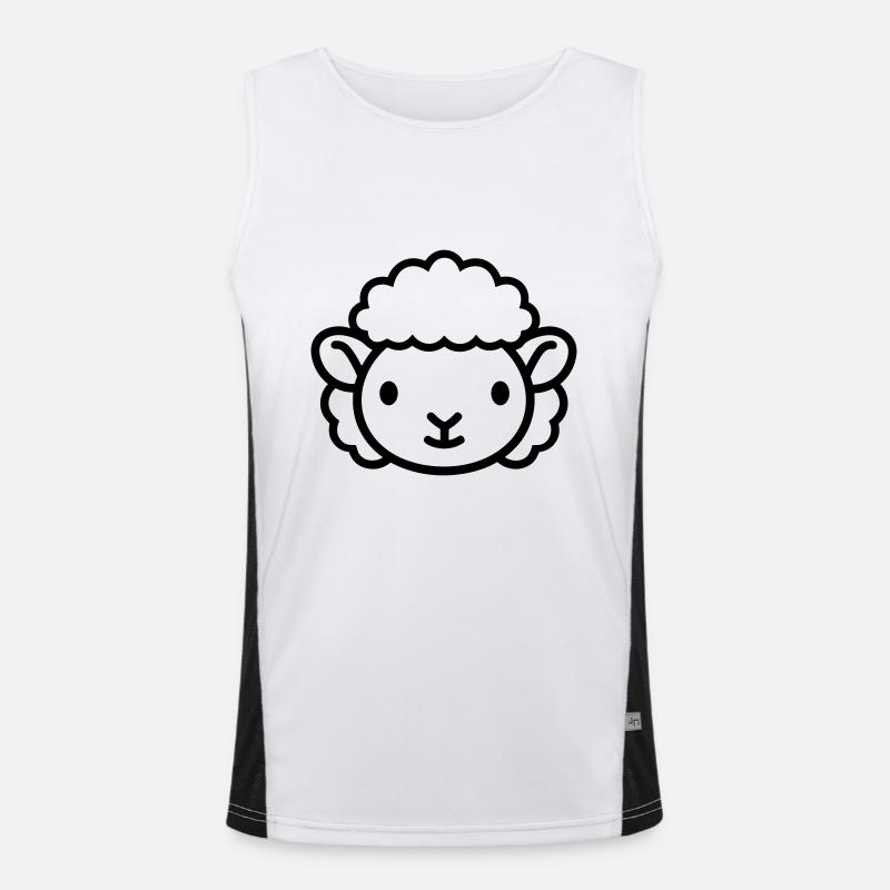 sheep Men's Functional Contrast Tank Top 