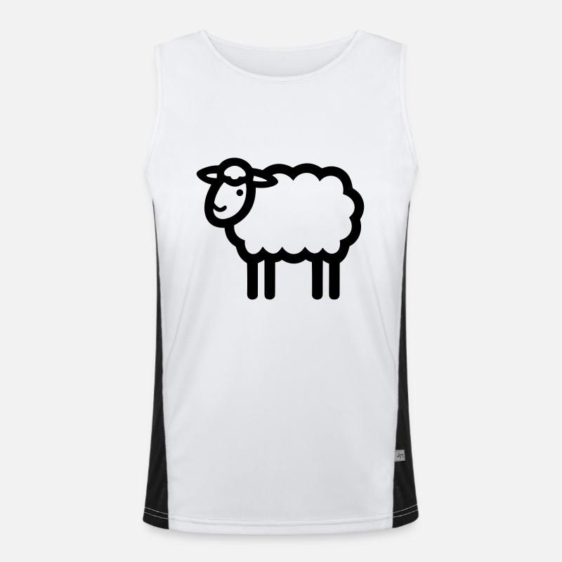 mouton Débardeur respirant contrasté Homme 