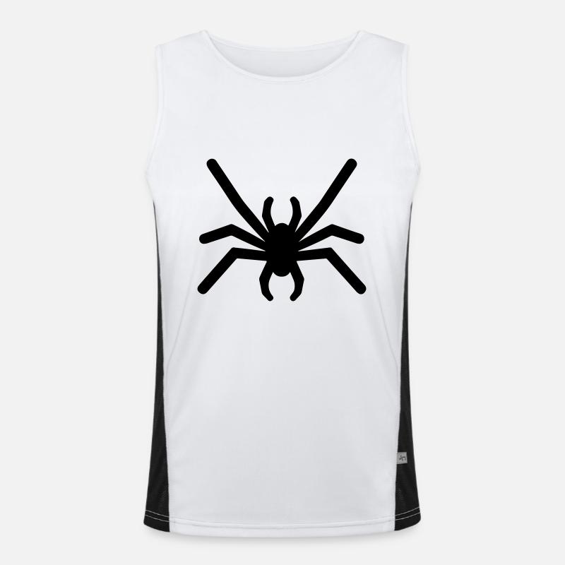 Spinne Funktionelles Kontrast-Tank Top für Männer 