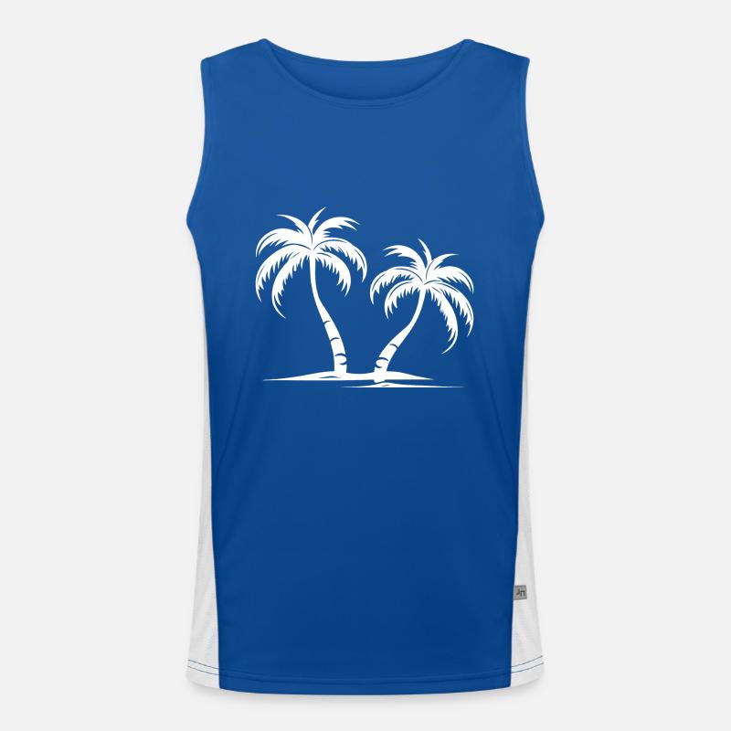 Île Palm Débardeur respirant contrasté Homme 