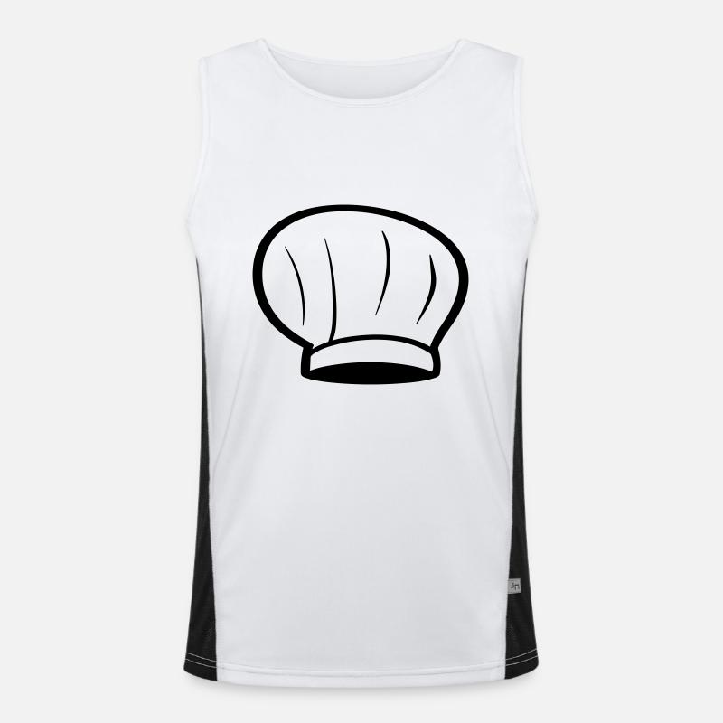 Küchenchef Funktionelles Kontrast-Tank Top für Männer 