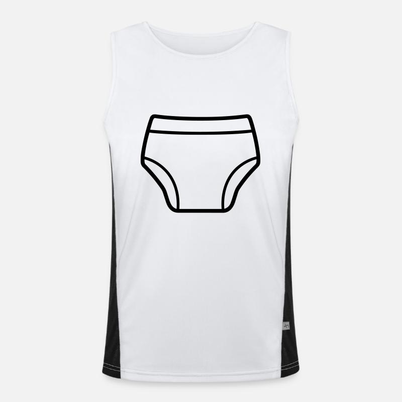 Schicht Funktionelles Kontrast-Tank Top für Männer 