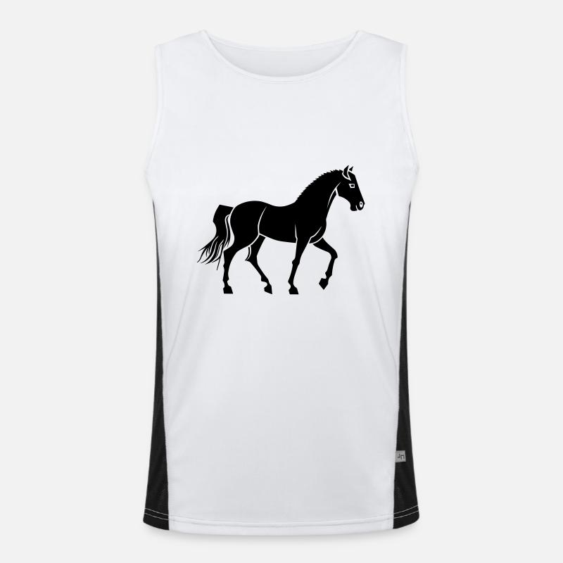 Cheval Débardeur respirant contrasté Homme 