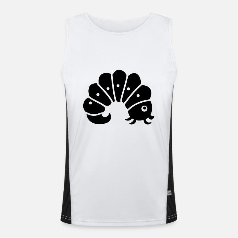 Raupe Funktionelles Kontrast-Tank Top für Männer 