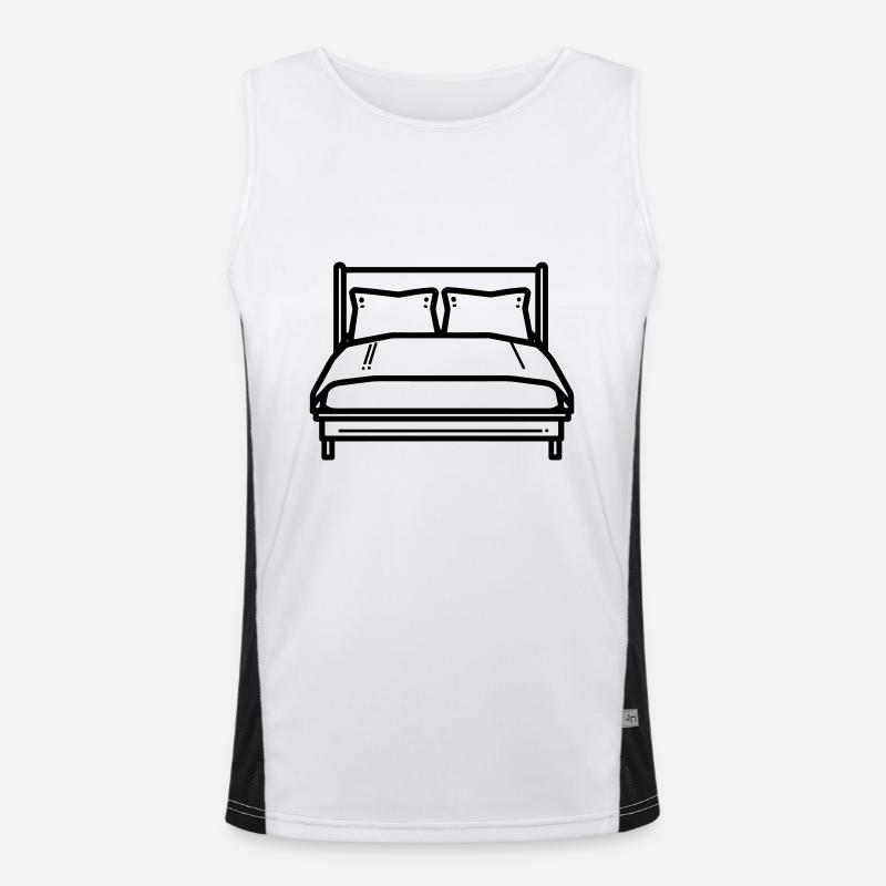 lit Débardeur respirant contrasté Homme 