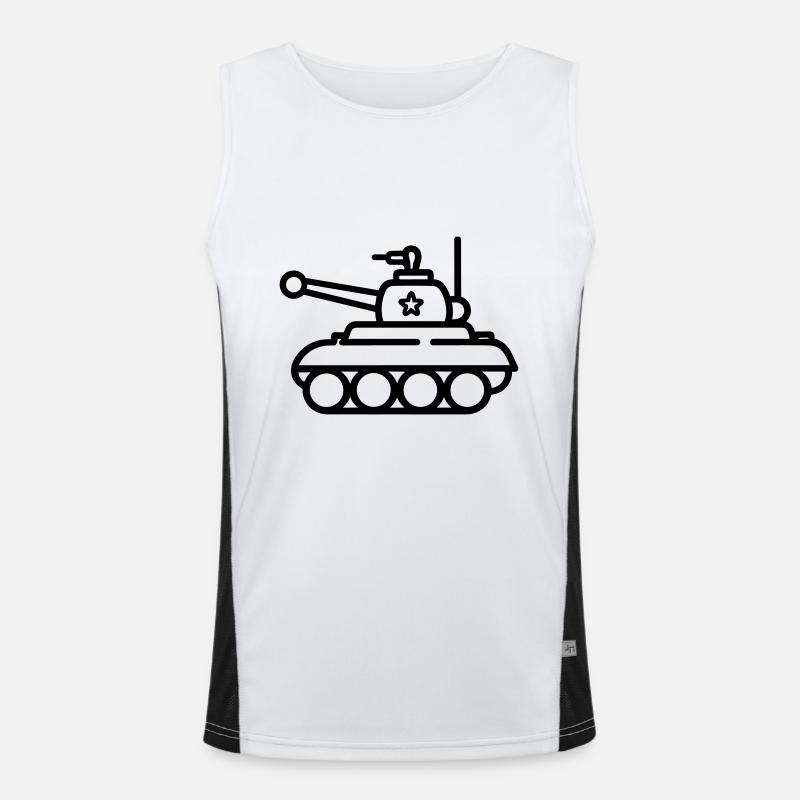 tank Men's Functional Contrast Tank Top 