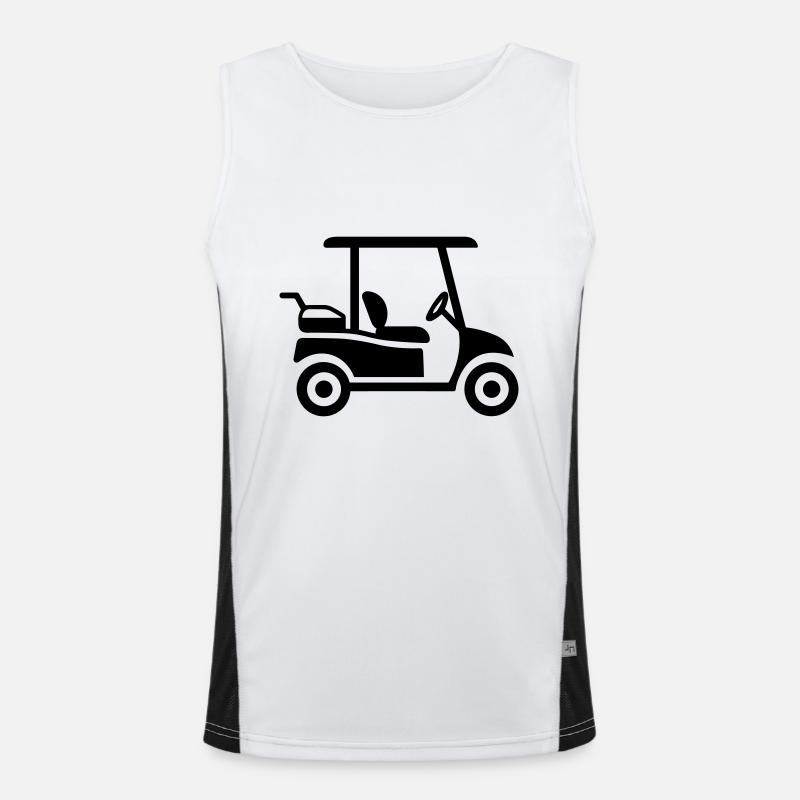 Golfwagen Funktionelles Kontrast-Tank Top für Männer 