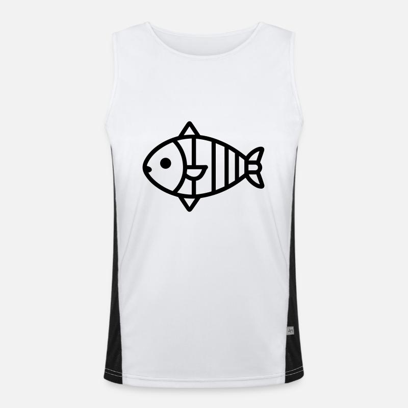 poisson Débardeur respirant contrasté Homme 