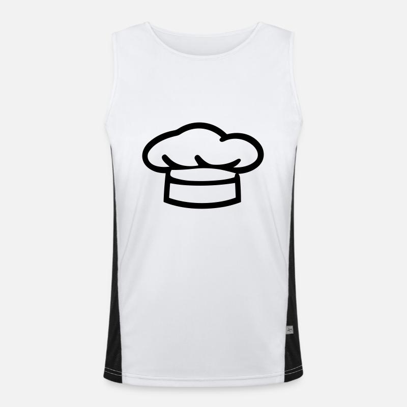 Küchenchef Funktionelles Kontrast-Tank Top für Männer 