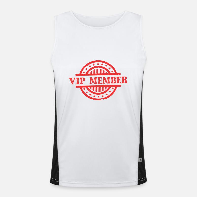 Vip Member Men's Functional Contrast Tank Top 