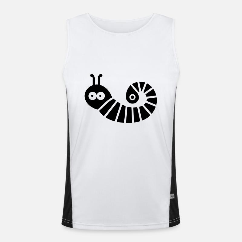 chenille Débardeur respirant contrasté Homme 