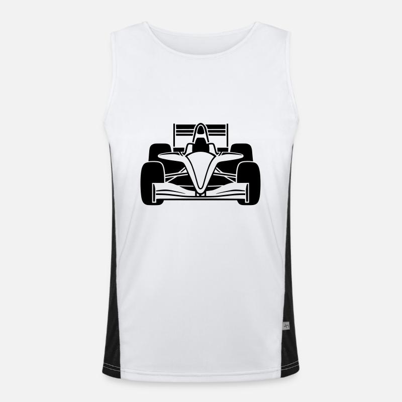 Voiture de course Débardeur respirant contrasté Homme 