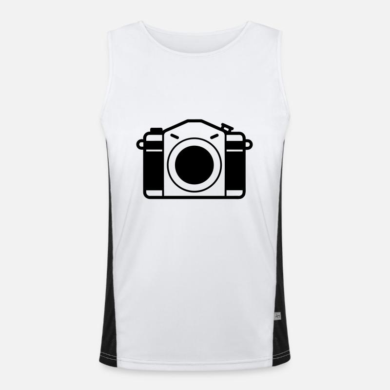 Camera Men's Functional Contrast Tank Top 