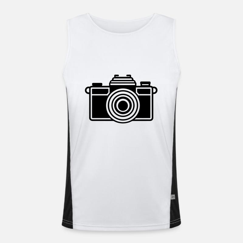 Camera Men's Functional Contrast Tank Top 