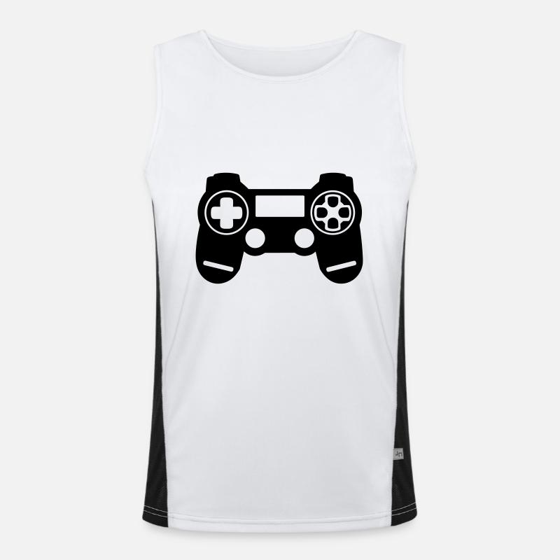 Video game controller Men's Functional Contrast Tank Top 