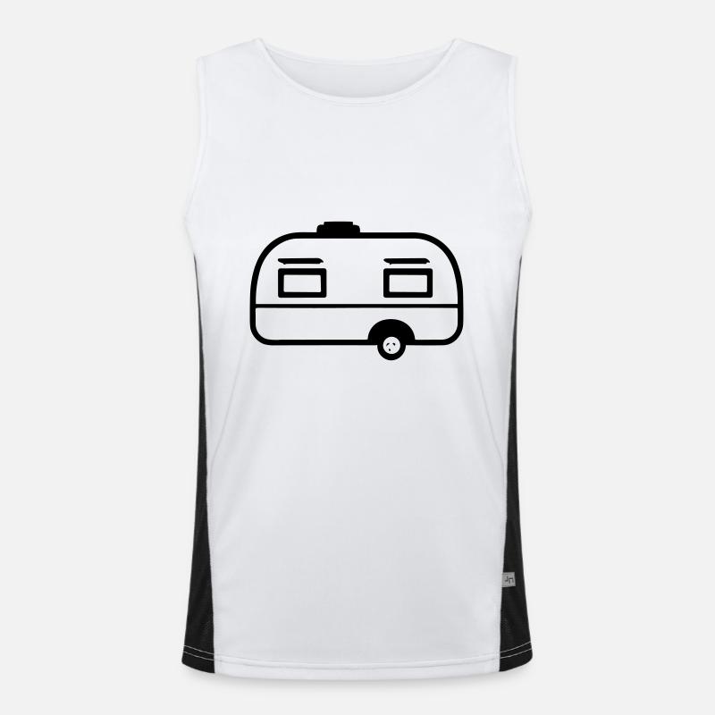 Small caravan Men's Functional Contrast Tank Top 
