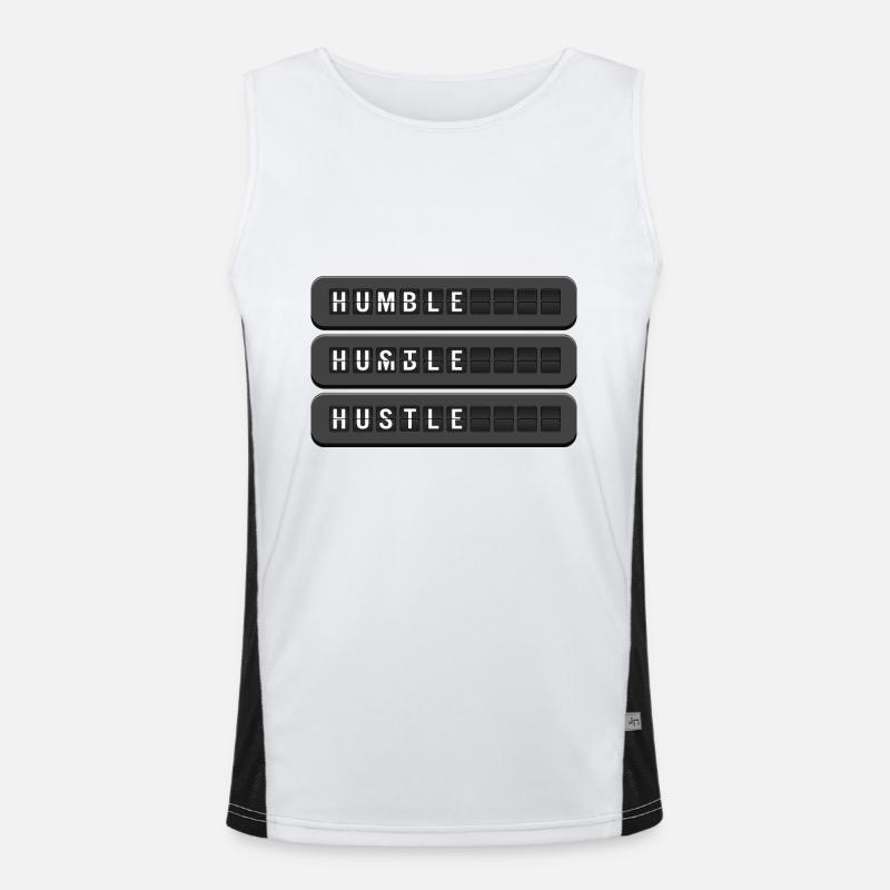 Hustle & Humble Débardeur respirant contrasté Homme 