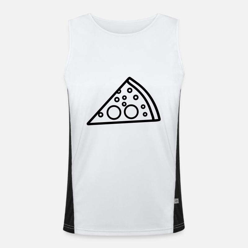part de pizza Débardeur respirant contrasté Homme 