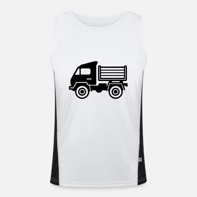 Lkw Funktionelles Kontrast-Tank Top für Männer 