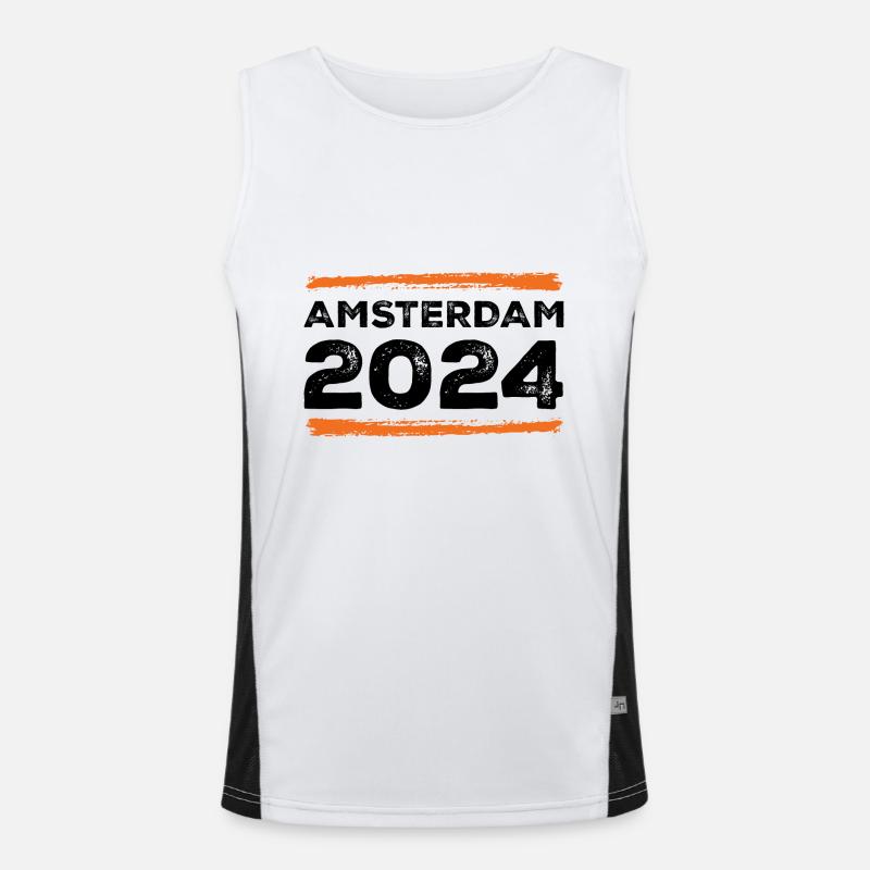 Devis Amsterdam 2024 Débardeur respirant contrasté Homme 