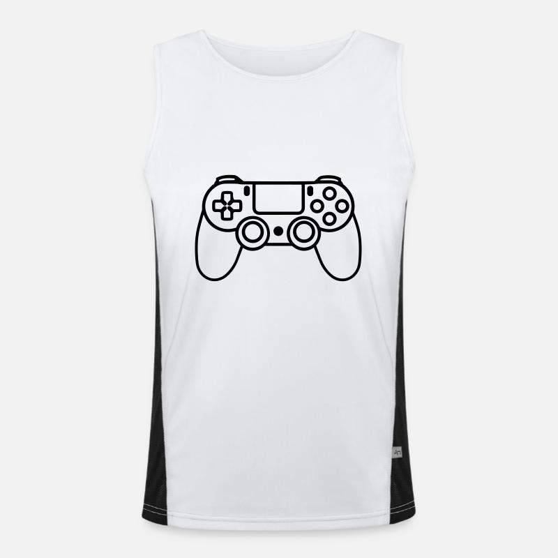 manette de jeux vidéo Débardeur respirant contrasté Homme 